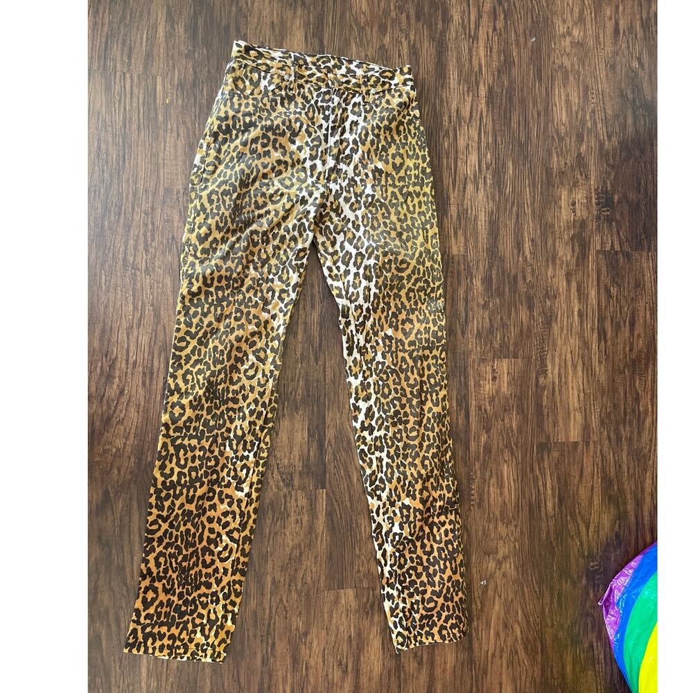Vintage leopard print pants